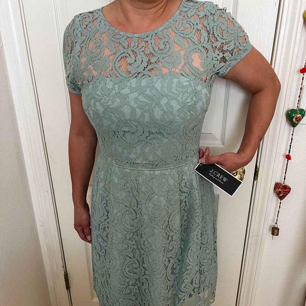 Mint Green J.Crew A-Line Dress NEW WITH TAGS!